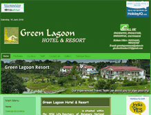 Tablet Screenshot of greenlagoonresort.com